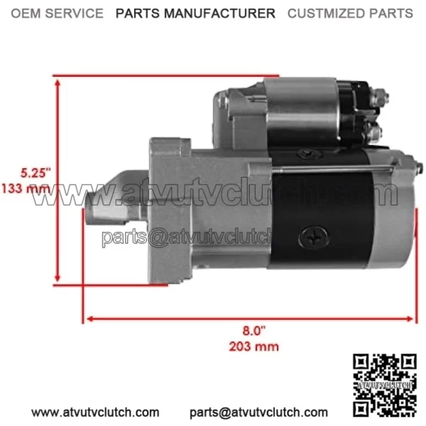 MIA12023 Starter Compatible with John Deere XUV550 XUV560 XUV560E / S4 Gator - Image 2