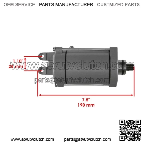 Starter For Arctic Cat ZR 3000 129 2017-2019 CW (For: Arctic Cat) - Image 2