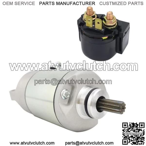 Teryx 750 Starter Motor with Relay for Kawasaki 4x4 KRF750 2008-2013 18719 For: More than one vehicle