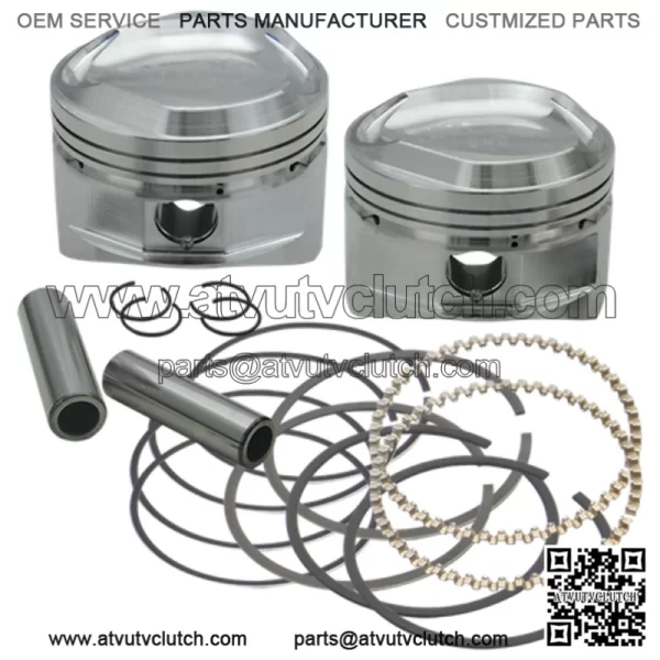 3-5/8" Standard Bore Super Stock Cylinder Heads Pistons Kit Harley Evo 84-99 (For: Harley-Davidson)
