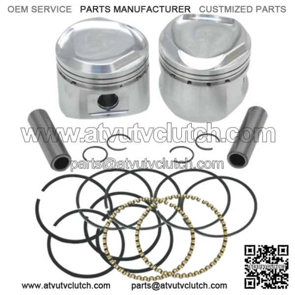 Cycle +.005 80" Bore Super Stock Cylinder Heads Pistons Kit Harley Evo 84-99 (For: Harley-Davidson)