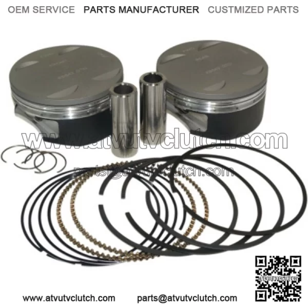 KB Performance 120" Big Bore 4.125" Super Duty Forged Piston Kit Harley 17-22 M8 (For: Harley-Davidson)