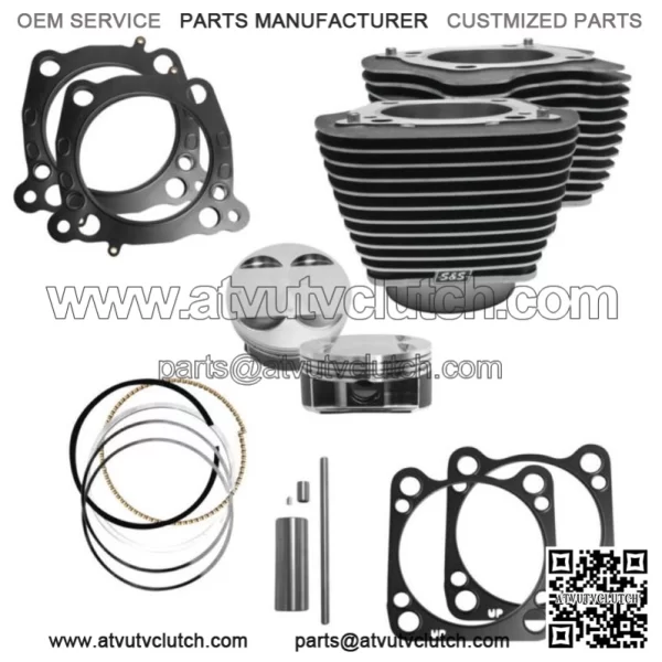 Cycle M8 Big Bore Cylinder Piston Kit 107" 124" Harley Touring Softail 17-20 (For: Harley-Davidson)