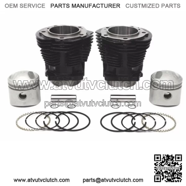 Replica Cylinder Piston Standard Bore 74ci 8.5:1 Panhead Harley 1948-1952 FLH (For: Harley-Davidson)