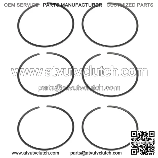 3  Piston Ring Kits fits Kawasaki 99-05 Ultra 150 1200 STX-R STD Bore 80mm