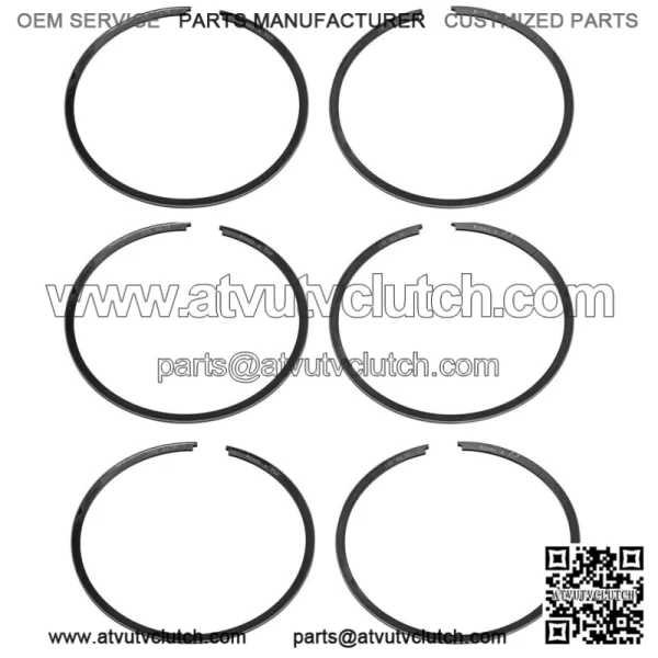 3  Piston Ring Kits for Polaris 1993-1995 750 SL SLT Standard Bore 69.75mm