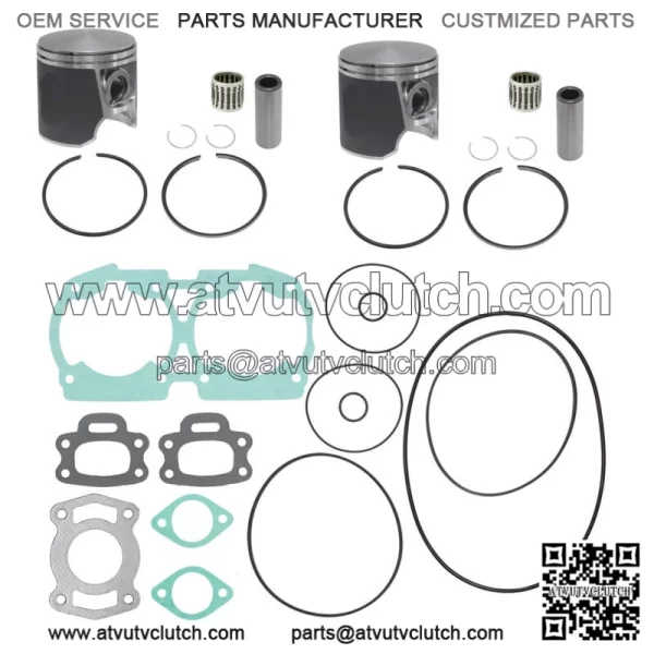 Standard Bore Top End Repair Kit for Sea-Doo 650 1993-96 XP GTX SPX 78mm