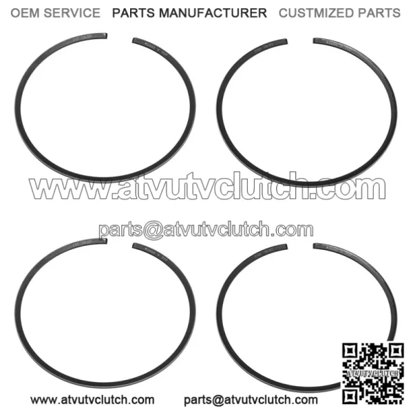2  Piston Ring Kits for Kawasaki 1986-1996 650 SX X2 .020 Over Bore 76.5mm