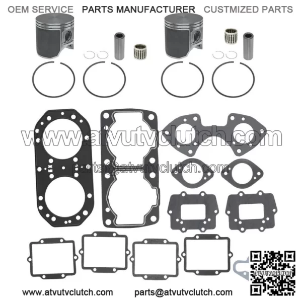 Top End Repair Kit fits Kawasaki Many 1996-02 750 STD Bore 80mm