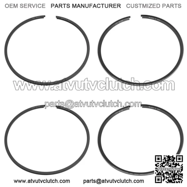 2  Piston Ring Kits for Sea-Doo 1995-2005 720 Models .020 Over Bore 82.5mm