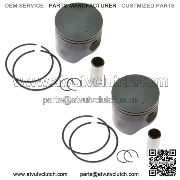 2  Standard Bore HyperDryve Piston Kits for Polaris 800 Snow 2017-2023 85mm