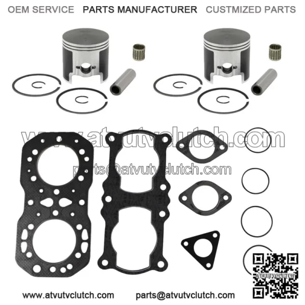 Standard Bore Top End Repair Kit for Polaris Snow 1989-1995 500 L/C 72mm