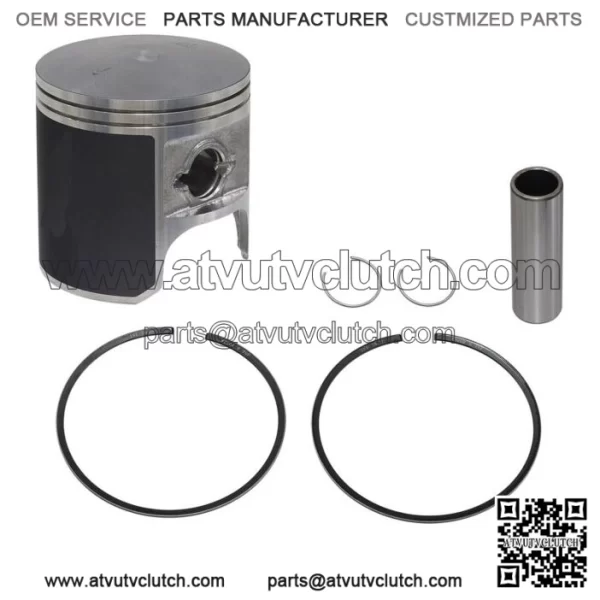 Piston Kit fits Kawasaki 1986-1996 650 SX X2 TS SC .020 Over Bore 76.5mm