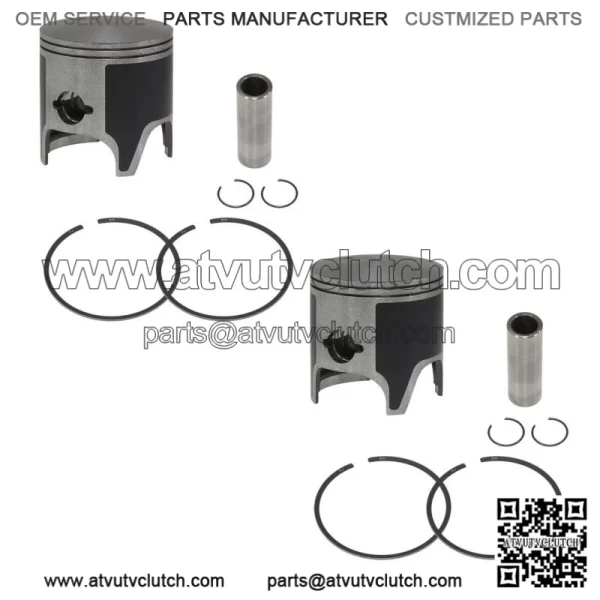 2  .040 Over Bore Piston Kits for Yamaha many Phazer & Venture 480 & 500 73mm