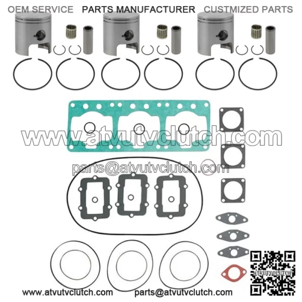 Standard Bore Top End Repair Kit for Ski-Doo Formula III 600 64.5mm