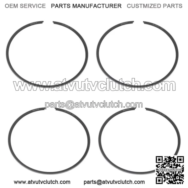 2  Piston Ring Kits for Sea-Doo 2000-2007 951 DI - .020 Over Bore 88.5mm