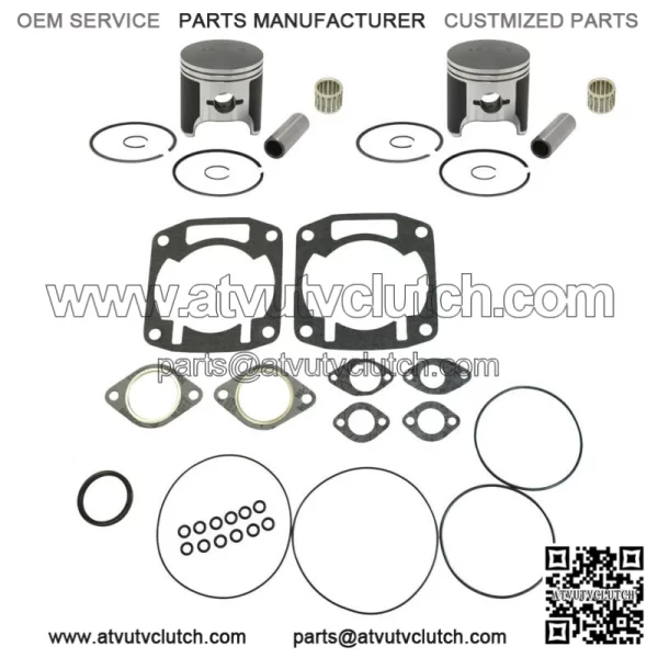 Standard Bore Top End Repair Kit for Arctic Cat 550 Snow 1991-2005 73.4mm