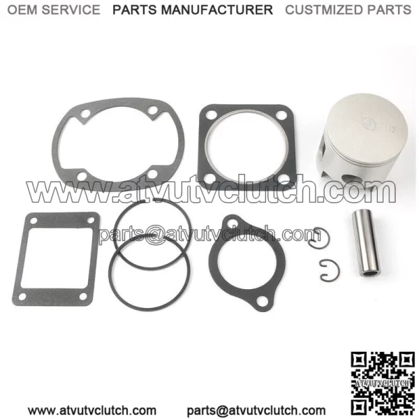 For Yamaha G1 2-Cycle Gas Golf Cart Top End Piston Kit w/Gaskets | Standard Bore