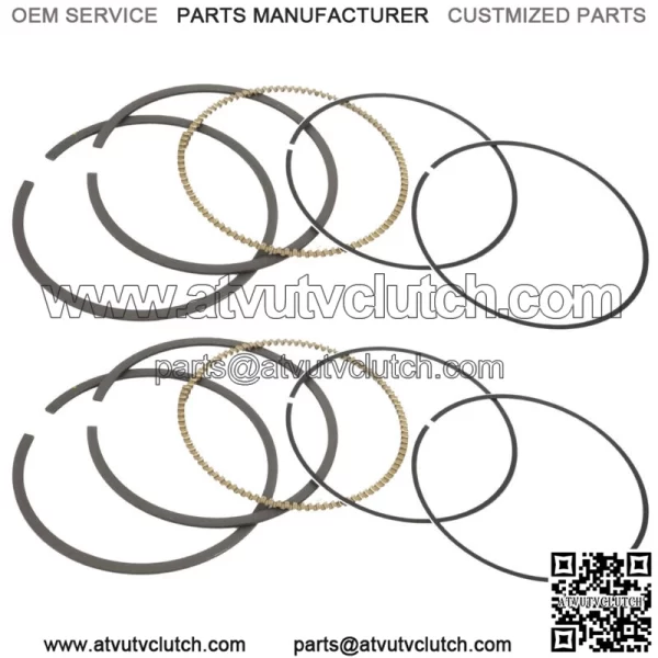 2 Piston Ring Kit for Polaris Sportsman 800 EFI 2005 2006 2007 2008 2009-2014 For: Polaris Sportsman 800