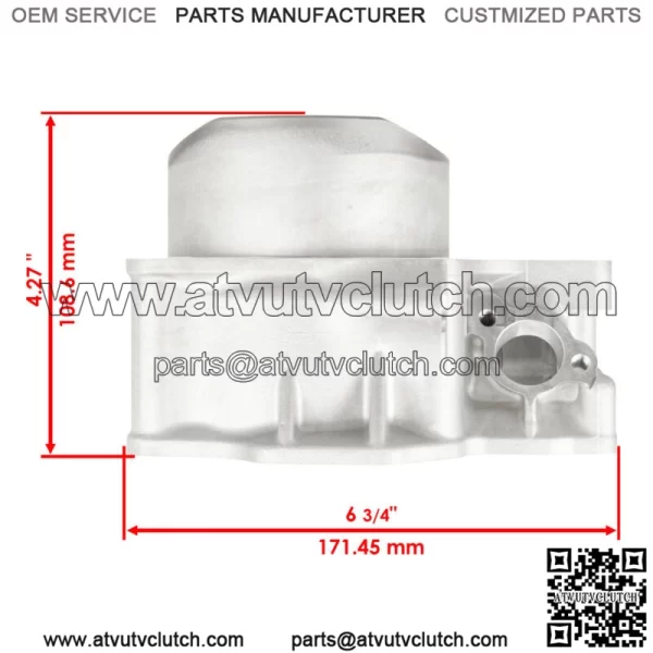 Rear Cylinder w/ Head & Base Gasket For Kawasaki Teryx 4 800 KRT800 Camo 2021-22 For: More than one vehicle - Image 3