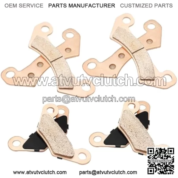 Front & Rear Brake Pads Sintered for John Deere Gator XUV 625i 825i 825E 825M 855D 855E 855M OEM# AM140607 AM141182 - Image 2