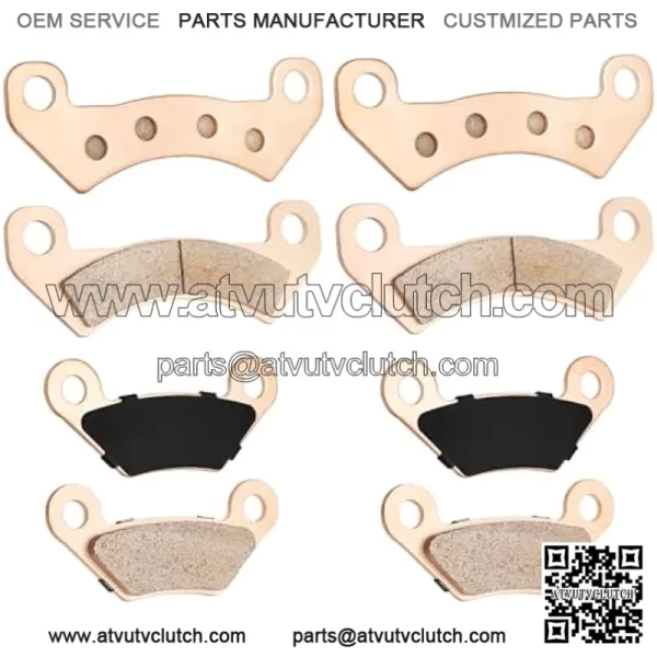 Front & Rear Brake Pads Sintered for John Deere Gator XUV 625i 825i 825E 825M 855D 855E 855M OEM# AM140607 AM141182 - Image 3