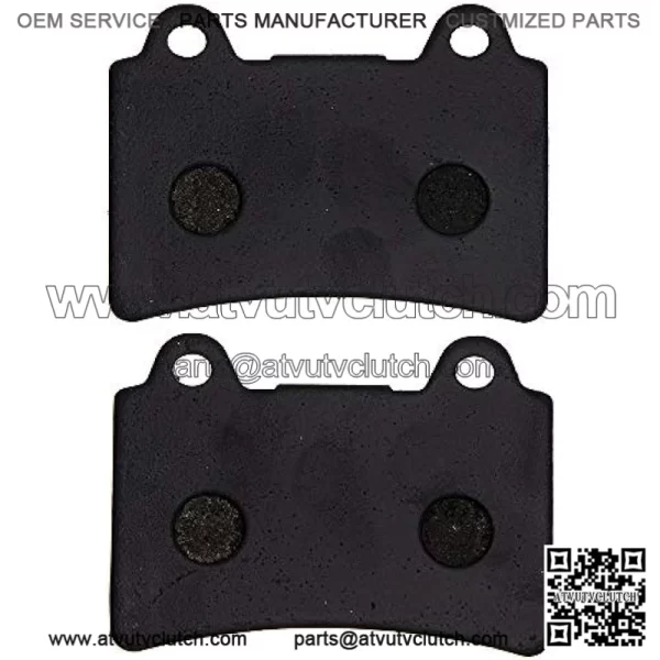 Brake Pad Set for Yamaha Royal Star Road FZR1000 FZR400S TMD850 4NK-W0046-00 Front Rear Organic - Image 2