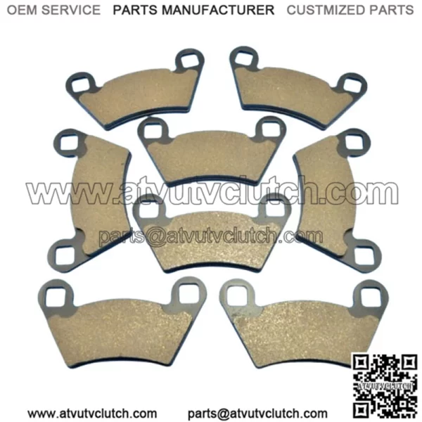 Front & Rear Brake Pads for Polaris Ranger 400 4x4 2010 2014