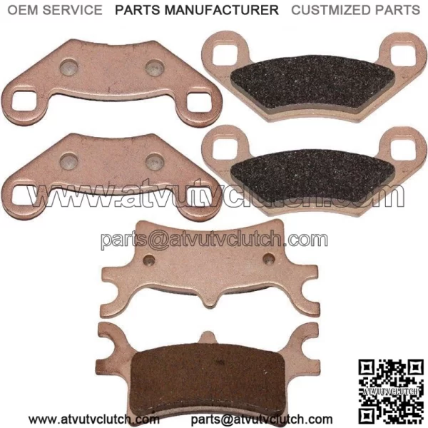 for Polaris Sportsman 800 EFI 2005-2009 Sintered Front & Rear Brake Pads For: Polaris Sportsman 800