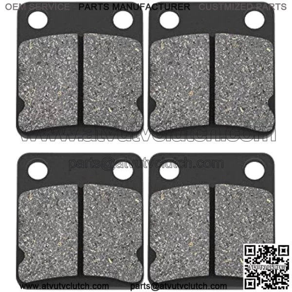 Front and Rear Brake Pads for Yamaha Grizzly 400 450 YFM250 YFM350 YFM400 YFM450 Wolverine Kodiak Big Bear YFZ350 YFZ350 YFZ450 Warrior Banshee 1995-2014