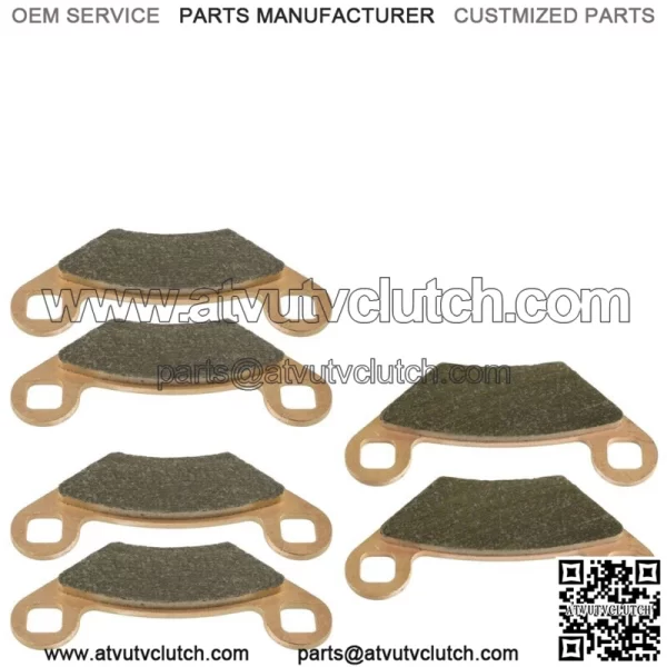 Front & Rear Brake Pads for Polaris Sportsman 400 HO 2011-2014 / HO South 2014 For: Polaris Sportsman 570