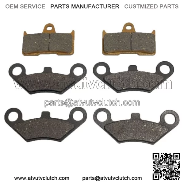 6Pcs Front Rear Brake Pads for CFMoto 500CC 600CC X5 X6 X8 U5 ATV UTV