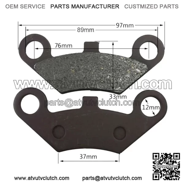 Brake Pad for CFMoto CF500 500cc CF600 600cc X5/6/8 ATV Scooter Moped Motorcycle