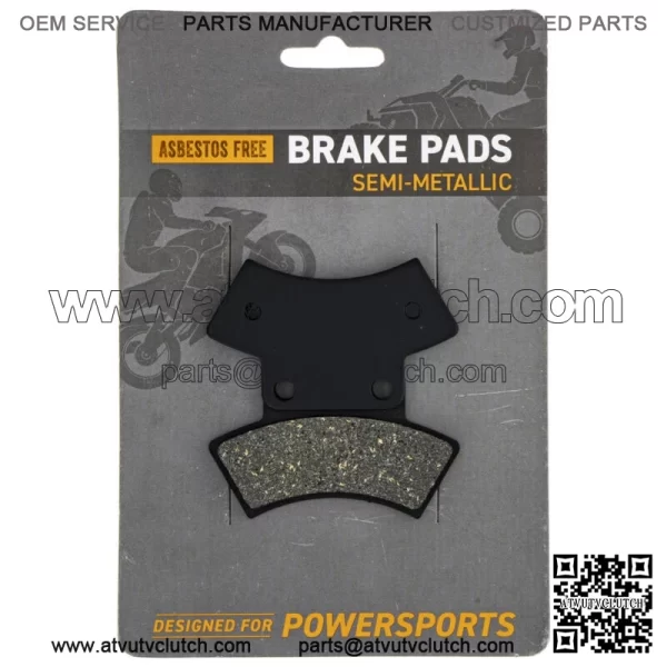 Brake Pad Set for Polaris 2200899 2200464 Rear Center Semi-Metallic Sportsman (For: Polaris)