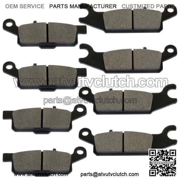 Front and Rear Brake Pads for Yamaha Grizzly 700 YFM700F 2007-2020 (For: Yamaha) - Image 4