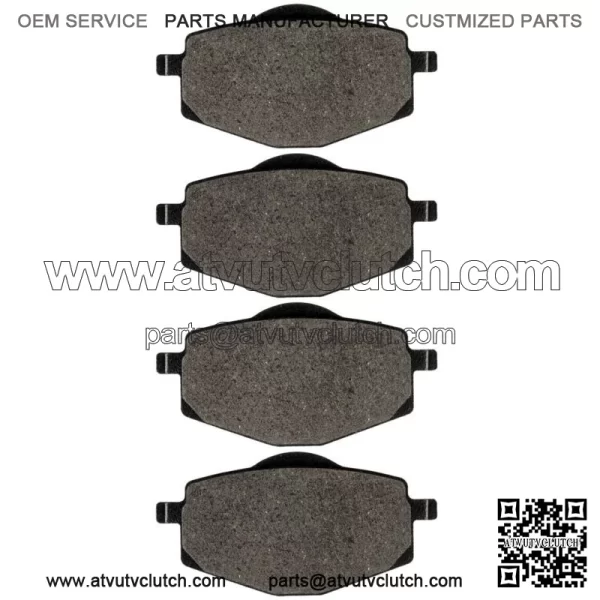 Front Brake Pads for Yamaha Banshee 350 YFZ350 1987 1988 1989 / 1UY-W0045-03-00 (For: Yamaha)