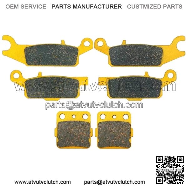 Yamaha Raptor 250 Ceramic Brake Pad Set Front & Rear 2008-2013 (For: Yamaha) - Image 2