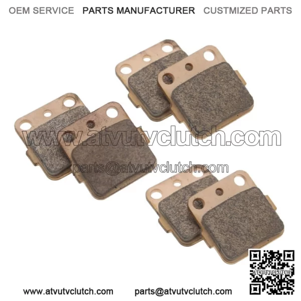 Front and Rear Brake Pads fit Yamaha Banshee 350 YFZ350 1990-2006 by Race-Driven (For: Yamaha)