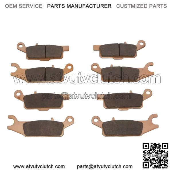 Brake Pads fit Yamaha Grizzly 700 YFM700 2007-2023 Front and Rear by Race-Driven (For: Yamaha)