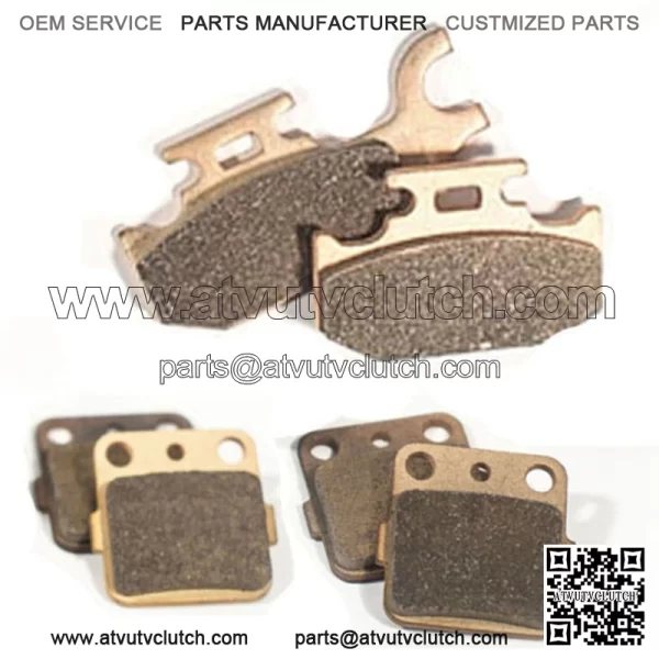 2007 Yamaha Grizzly 450 YFM450 4x4 Front and Rear Brake Pads Severe Duty (For: Yamaha)