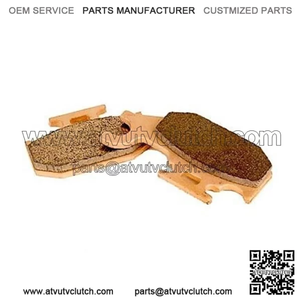 2007 Yamaha Grizzly 450 YFM450 4x4 Front and Rear Brake Pads Severe Duty (For: Yamaha) - Image 2