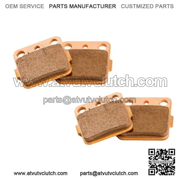 2007 Yamaha Grizzly 450 YFM450 4x4 Front and Rear Brake Pads Severe Duty (For: Yamaha) - Image 3