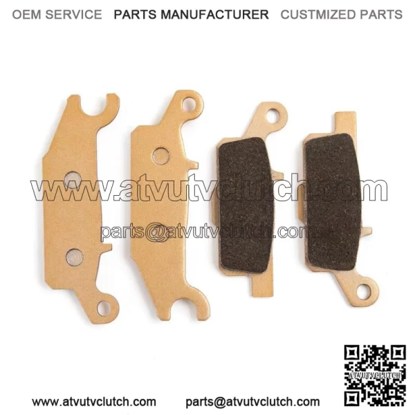 Front Rear Brake Pads For Yamaha Grizzly YFM700F 07-22 Grizzly 550 700 YFM550F (For: Yamaha) - Image 2