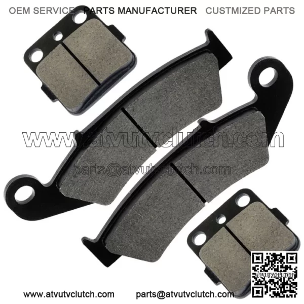 Front and Rear Brake Pads for Honda ATC350X ATC 350X 1986 ATV - Image 4