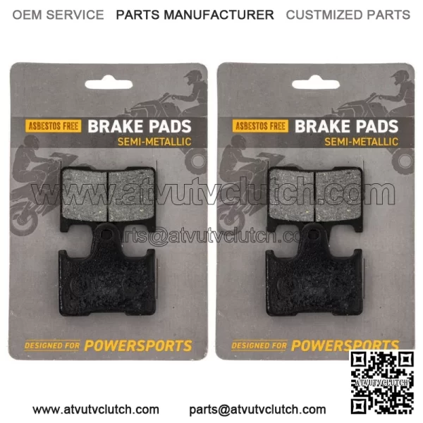 Brake Pad Set for Yamaha RX1 RS Vector Venture Rear Semi-Metallic 2 Pack (For: Yamaha)