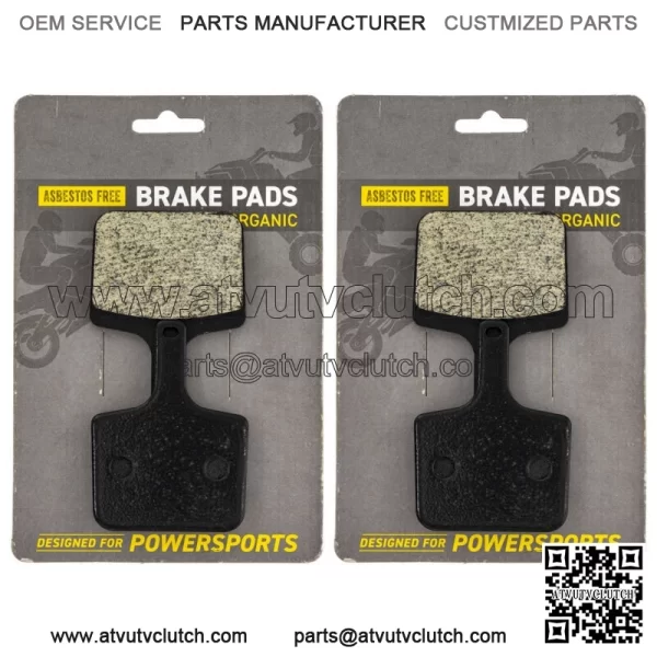 Brake Pad Set for Polaris Indy 600 RMK Switchback 800 Rear Organic 2 Pack (For: Polaris)