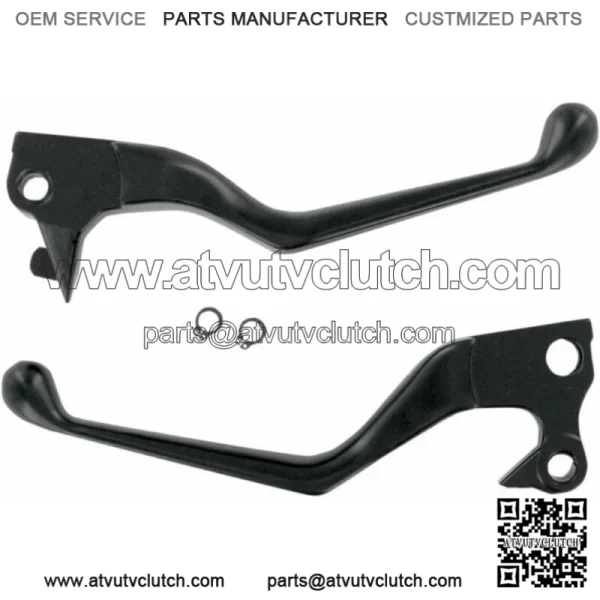 Drag Black Wide Blade Clutch Brake Hand Levers Set Harley Sportster XL 2004-2013 (For: Harley-Davidson)