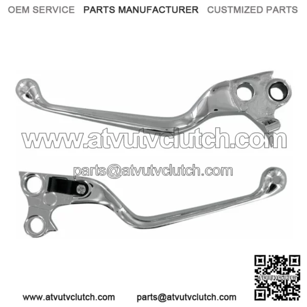 Drag Chrome Wide Brake Clutch Hand Levers 96-16 Harley Touring Softail Dyna XL (For: Harley-Davidson)