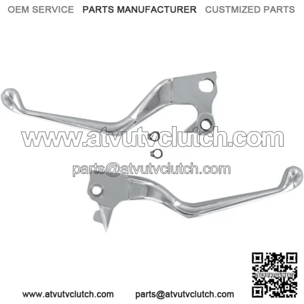 Drag Chrome Wide Blade Brake Clutch Hand Levers Harley Sportster XL 2004-2013 (For: Harley-Davidson)