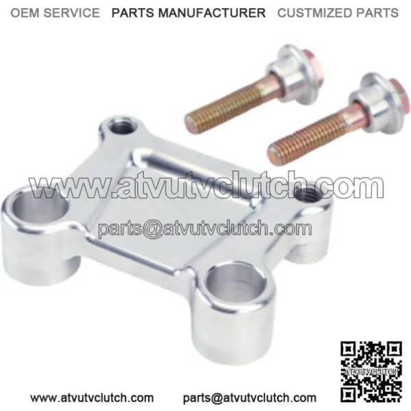 LA Choppers Raw Aluminum Ultra T-Bar Handlebar Batwing Adapter Harley Touring (For: Harley-Davidson)